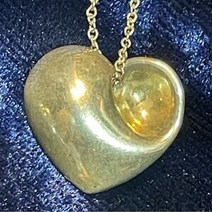 Tiffany and Co. Folded Heart 925 Sterling silver Necklace